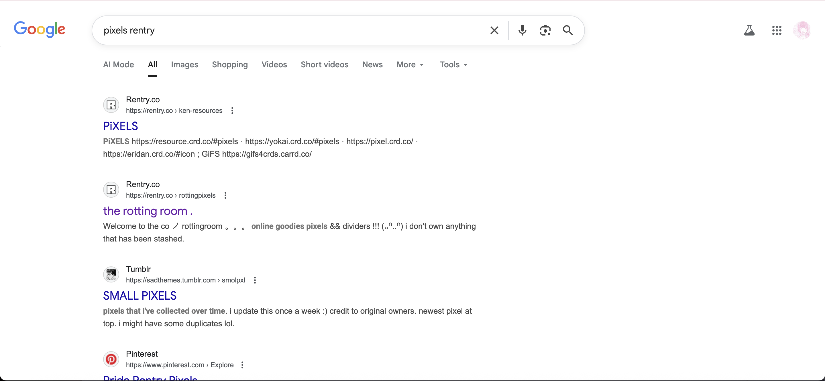 the result of googling rentry crd