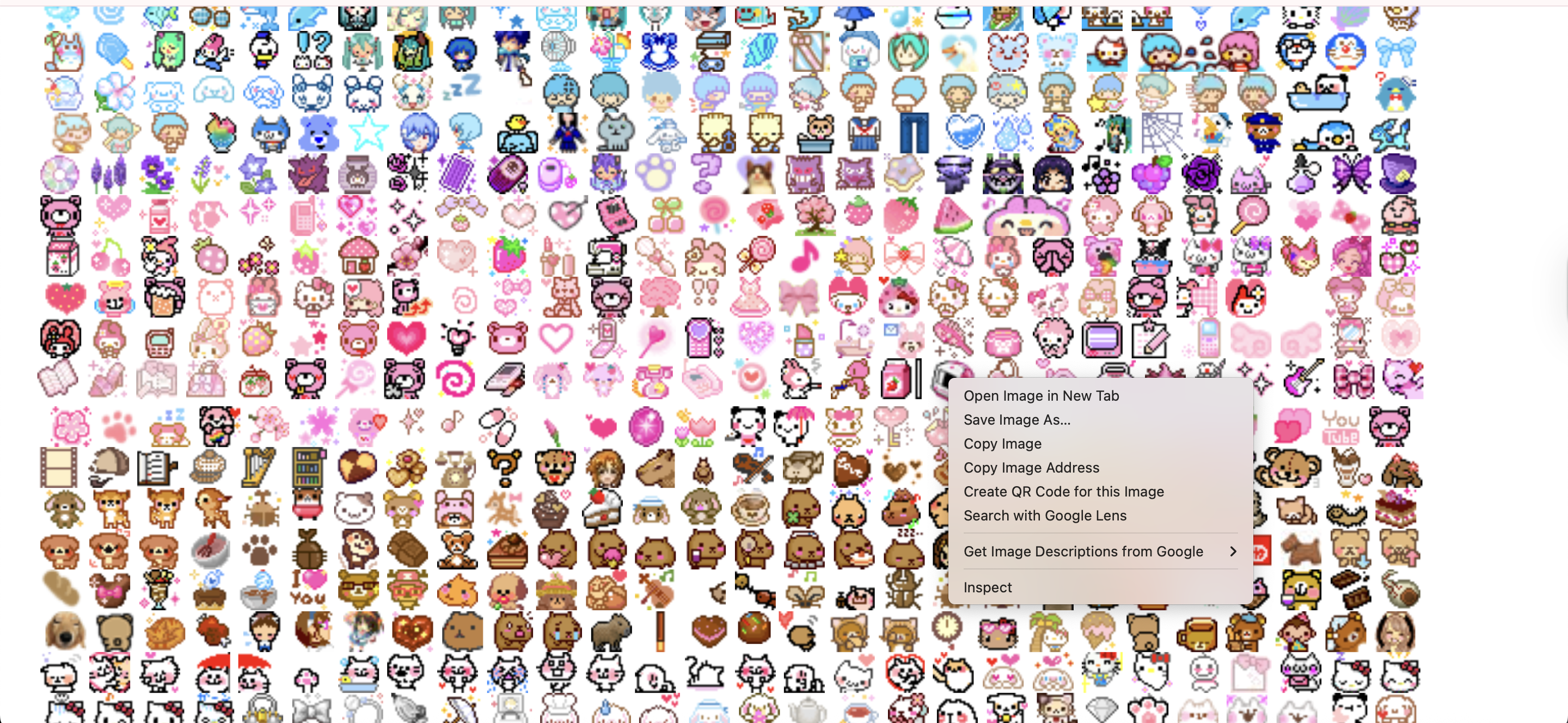 on pixels.crd, i use two fingers to click on the pixel i want, a small pink tv because i am sadly a touchpad user.